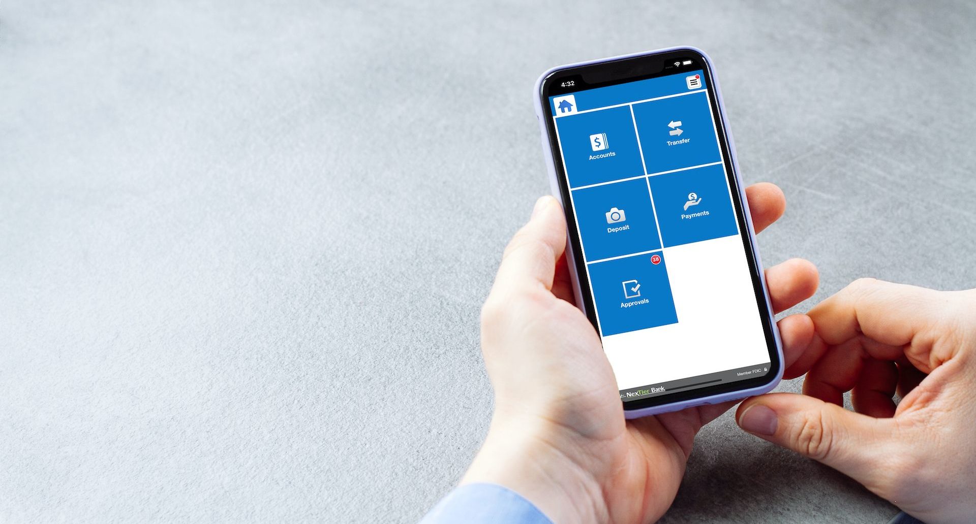 NexTier Business Mobile Screenshot