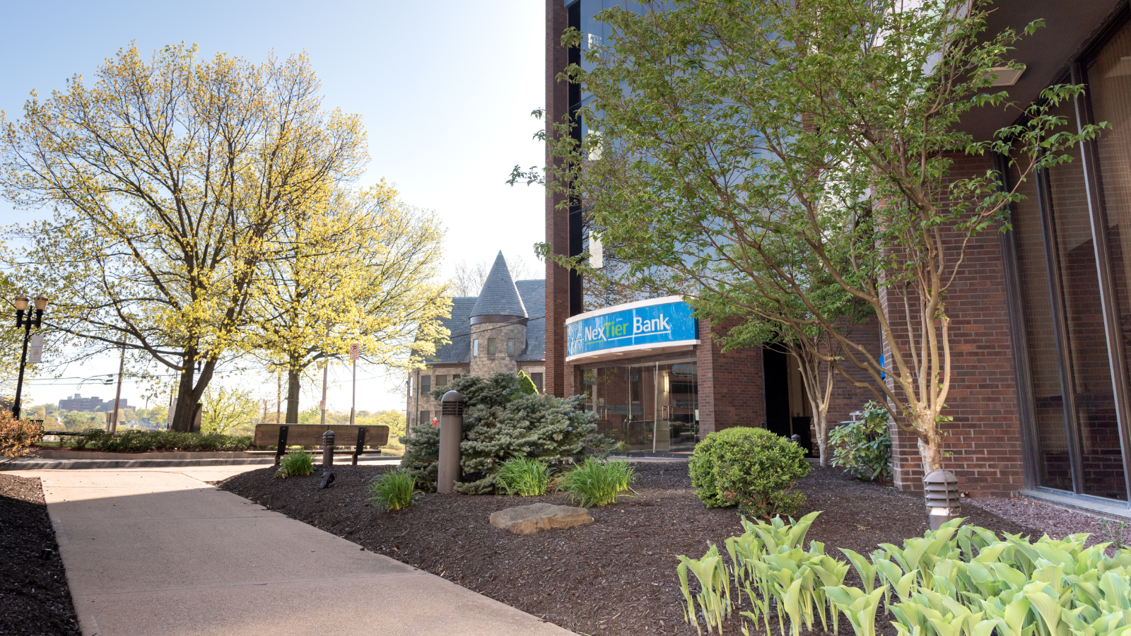 NexTier Center building in early Spring.